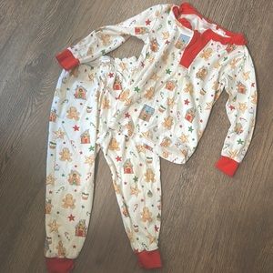 Baby Loren Christmas pajama set ginger bread